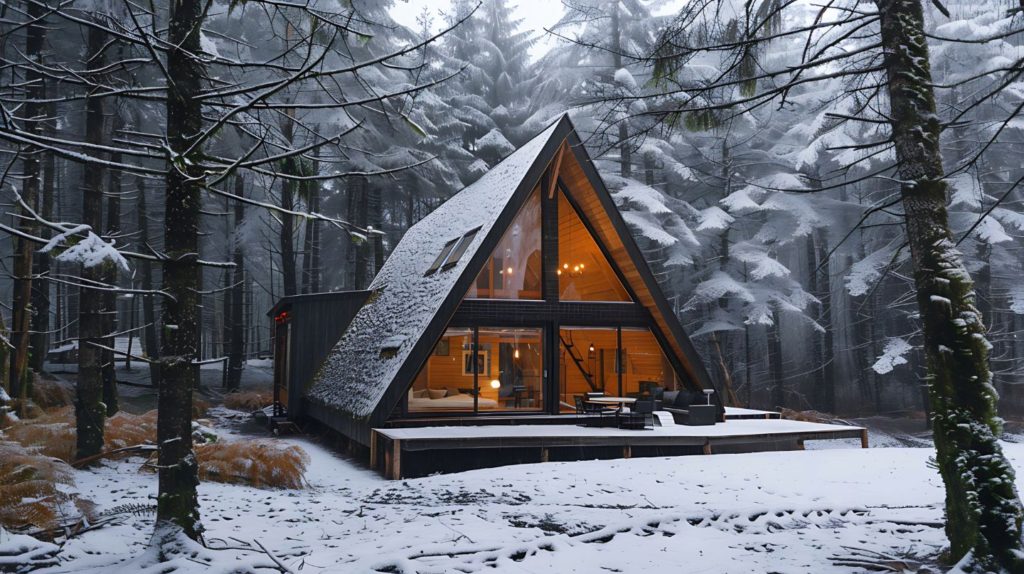 Lake Arrowhead Cabins - A-Frame Style 001