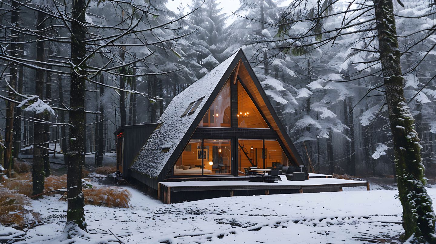 Lake Arrowhead Cabins - A-Frame Style 001