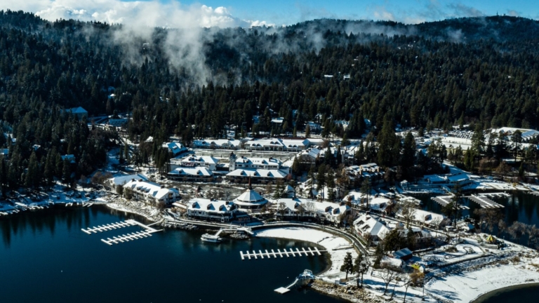 winter time at lake arrowhead village in lake arrowhead ca 16 9